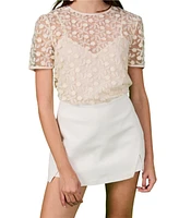 endless rose Women's Textured T-shirt