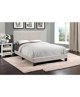 Upholstered Tufted Bed Frame for Cozy and Elegant Bedroom Setup