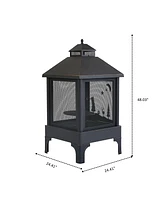 Mondawe Outdoor Heating Furnace For Backyard Fire Pit