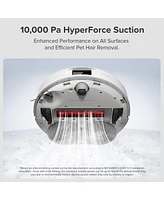 Roborock Qr 798 Robot Vacuum and Mop with 10,000 Pa Suction, Sgs Certified 0% Hair Tangling Side Brush, Self-Emptying & Refilling, Auto Mop Washing an