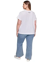 Karl Lagerfeld Paris Plus Painting Tee