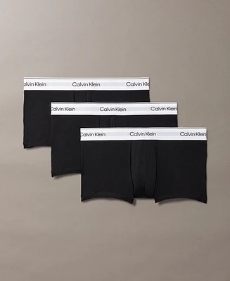 Calvin Klein Men's 3-Pk. Icon Stretch Low Rise Trunks