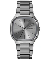 Skagen Men's Mellem Quartz Three-Hand Gray Stainless Steel Watch, 40mm