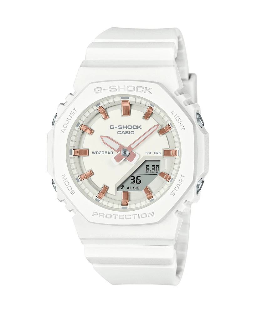 G-Shock Unisex Quartz White Resin Watch, 40.2mm