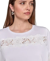 Karl Lagerfeld Paris Plus Cutout Knit Top