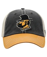 Top of the World Men's Black Appalachian State Mountaineers Off Road Adjustable Trucker Hat