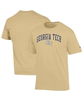 Champion Men's Gold Georgia Tech Yellow Jackets Arch Over Logo T-Shirt