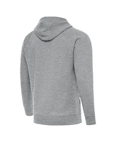 Antigua Men's Heather Gray Clemson Tigers Golfer Victory Pullover Hoodie