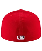 New Era Men's Red Washington Nationals 20th Anniversary 59FIFTY Fitted Hat