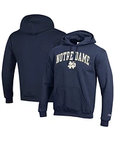 Champion Men's Navy Notre Dame Fighting Irish Arched Logo Fleece Pullover Hoodie