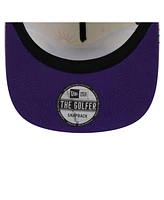 New Era Men's Cream Los Angeles Lakers Lunar Golfer Snapback Hat