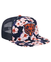 New Era Men's Navy Chicago Bears Adventure Pattern Golfer Snapback Hat