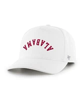 '47 Brand Men's White Alabama Crimson Tide Flip Script Hitch Adjustable Hat