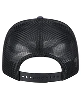 New Era Men's Black Milwaukee Brewers Adventure Drinks Pattern 9SEVENTY Stretch-Snap Hat
