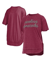 Pressbox Women's Garnet South Carolina Gamecocks Poncho T-Shirt