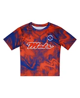 Outerstuff Toddler Orange/Royal New York Mets Pinch Hitter Infielder T-Shirt and Shorts Set