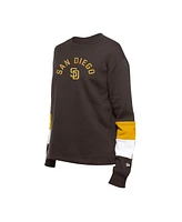 New Era Women's Brown San Diego Padres Game Day Color Pullover Sweatshirt