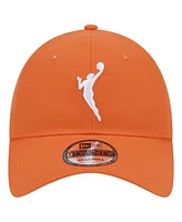 New Era Men's and Women's Orange Wnba Core Logo 9TWENTY Adjustable Hat