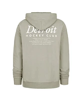 '47 Brand Men's Gray Detroit Red Wings Foundation Pullover Hoodie