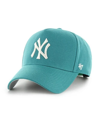 '47 Brand Men's Teal New York Yankees Ballpark Offside Adjustable Hat