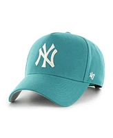 '47 Brand Men's Teal New York Yankees Ballpark Offside Adjustable Hat