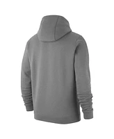 Nike Men's Gray Penn State Nittany Lions 2025 Ncaa Wrestling National Champions Club Fleece Pullover Hoodie