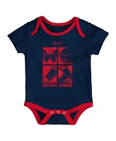 Outerstuff Newborn Infant 3-Piece Washington Capitals Legend Bodysuit Set