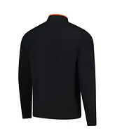 Nike Men's Black Oregon State Beavers Coaches Courtside Basketball Victory Performance Quarter-Zip Top