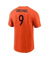 Nike Men's Diana Ordonez Orange Houston Dash Core Crew Neck T-Shirt