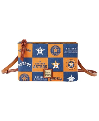 Dooney & Bourke Houston Astros Top Zip Crossbody Purse