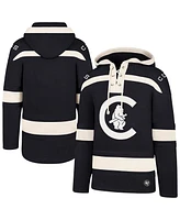 '47 Brand Men's Navy Chicago Cubs Superior Lacer Pullover Hoodie
