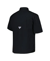 Columbia Men's Black Colorado Rockies Tamiami Omni-Shade Button-Down Shirt