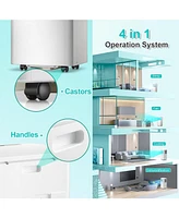 Cowsar Portable Air Conditioner 10000 Btu, Remote Control, 4 in 1 protable ac, Cools 450sq. ft, 24 Hour Timer, Quiet Operation,Window Fan, 2 Speed for