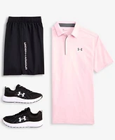 Under Armour Tech Polo Shirt Woven Shorts Sneakers