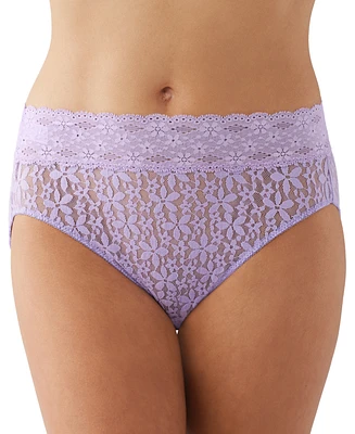 Wacoal Halo Lace Hi-Cut Brief Lingerie Underwear 870305