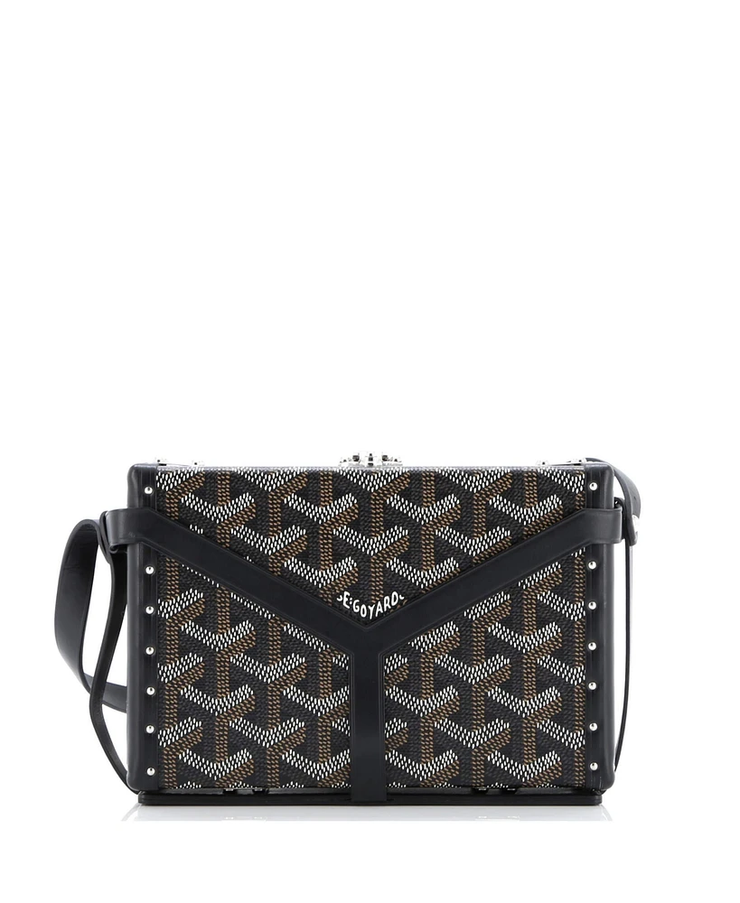 Pre-Owned Goyard Minaudiere Bag Coated Canvas