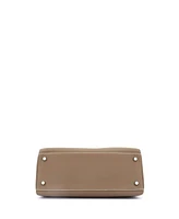 Pre-Owned Hermes Kelly 28 Handbag Grey Togo with Palladium Hardware