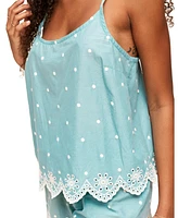 Adore Me Women's Amelie Woven Cami & Short Pajama Set