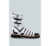 Robbie Womens Gladiator Square Toe Sandal