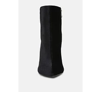 Slade Womens Metallic Highlight High Heeled Ankle Boots