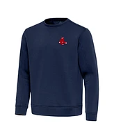 Antigua Men's Navy Boston Red Sox Relevant Lightweight Pullover Sweatshirt