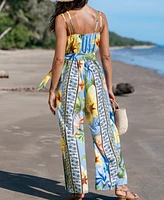 Cupshe Women's Daisy Breeze Floral Jumpsuit