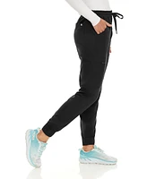 Medichic Women's Seven Pocket Cargo Scrub Pants Joggers with 4-Way Stretch