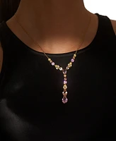 Eliot Danori Stone Lariat Necklace, 16" + 2" extender, Exclusively at Macy's