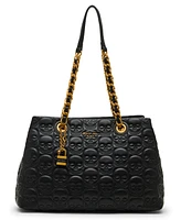 Betsey Johnson Skele-Tease Compartment Tote Bag