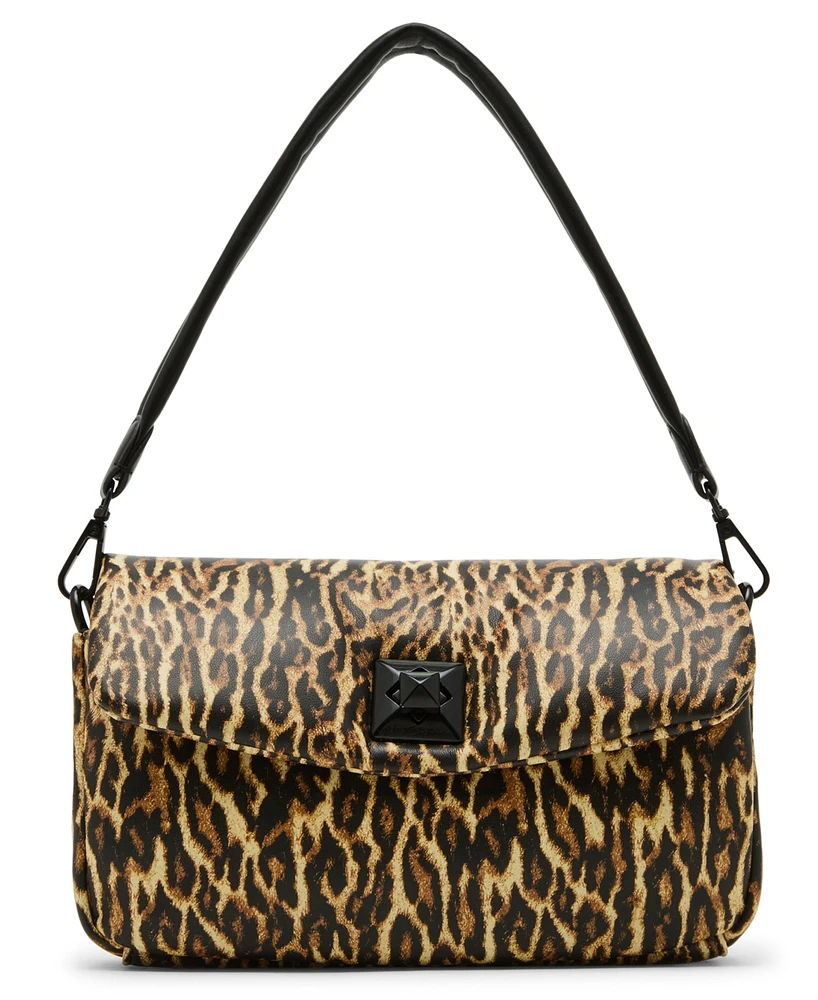 Betsey Johnson Puffed Flap Shoulder Bag