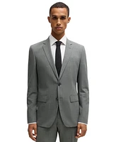 Boss by Hugo Boss Men's Micro-Patterned Stretch Cloth Slim-Fit Suit