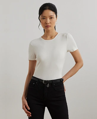 Lauren Ralph Stretch Knit T-Shirt, Regular & Petite