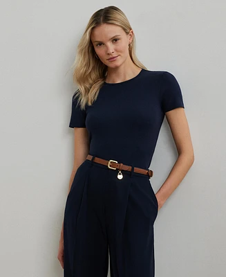 Lauren Ralph Stretch Knit T-Shirt, Regular & Petite