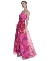 Eliza J Women's Square-Neck Sleeveless Organza Gown